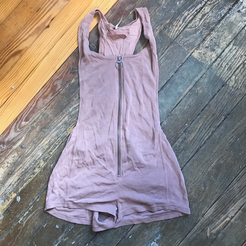 Free People Zip Up Romper